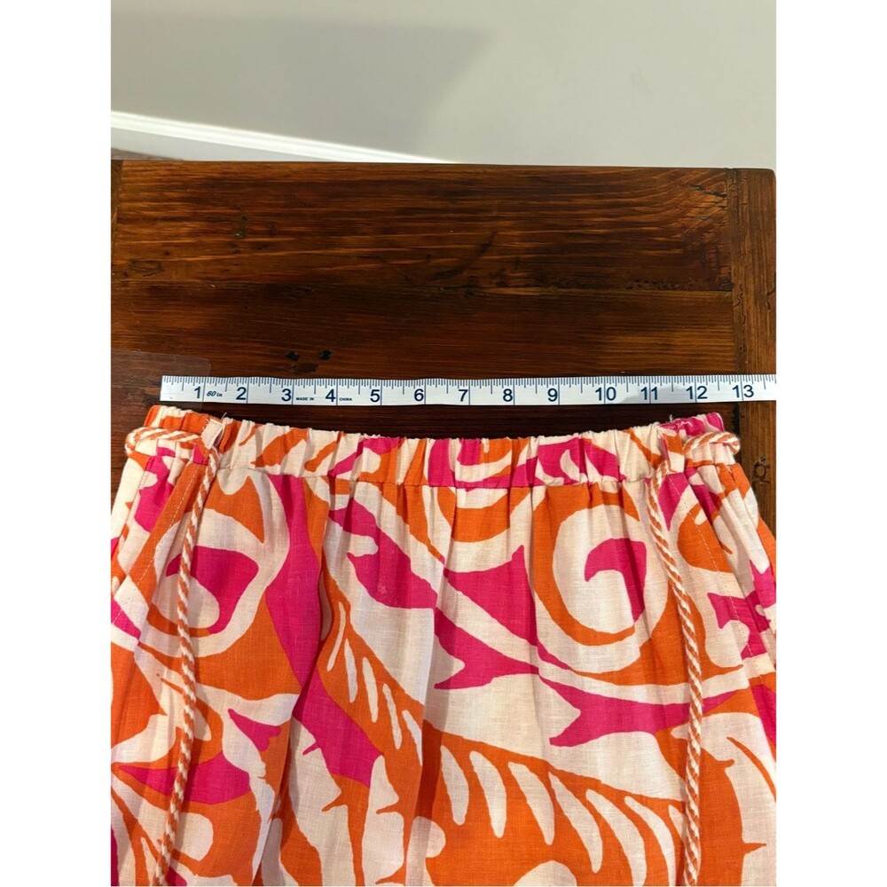 Christian Siriano Tiered Linen Blend Maxi Skirt Size XS - Picture 8 of 11